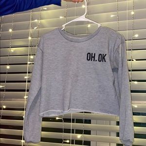 “ OH NO “ crop top